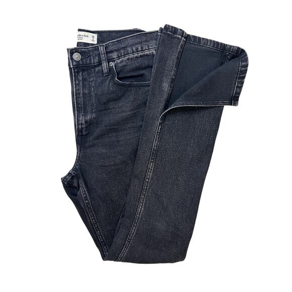 Abercrombie & Fitch women's The Skinny High Rise Muted Black size 26 size 2 - Picture 4 of 6